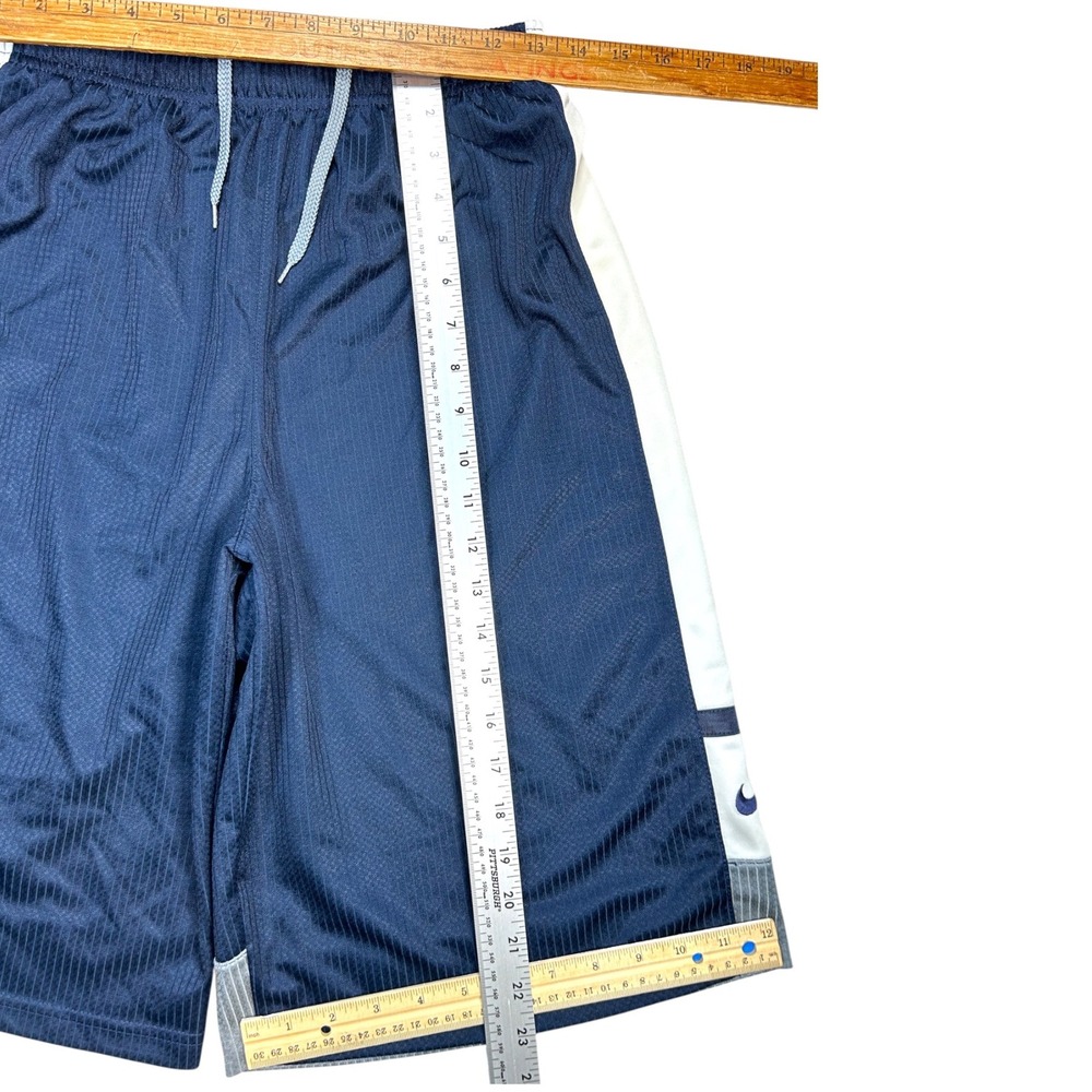 Vintage Nike Basketball Shorts Men XL Navy Blue White Mesh Athletic Swoosh Y2K - Picture 6 of 7